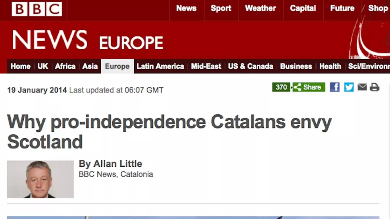 Captura del reportatge de la BBC