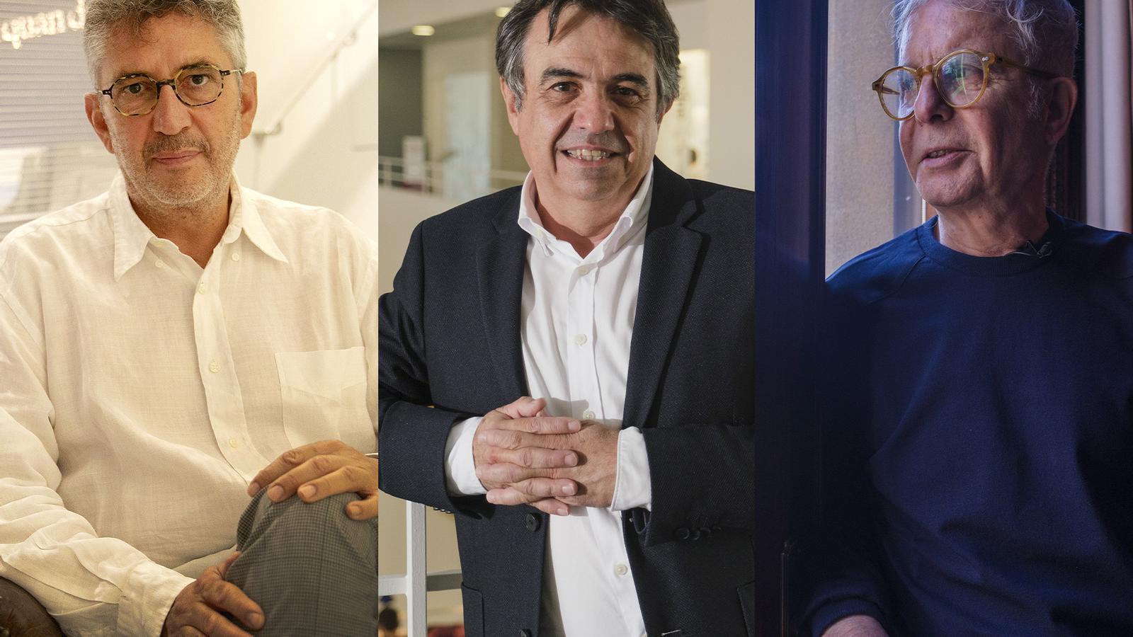 Manel Baixauli, Martí Domínguez and Ferran Torrent.