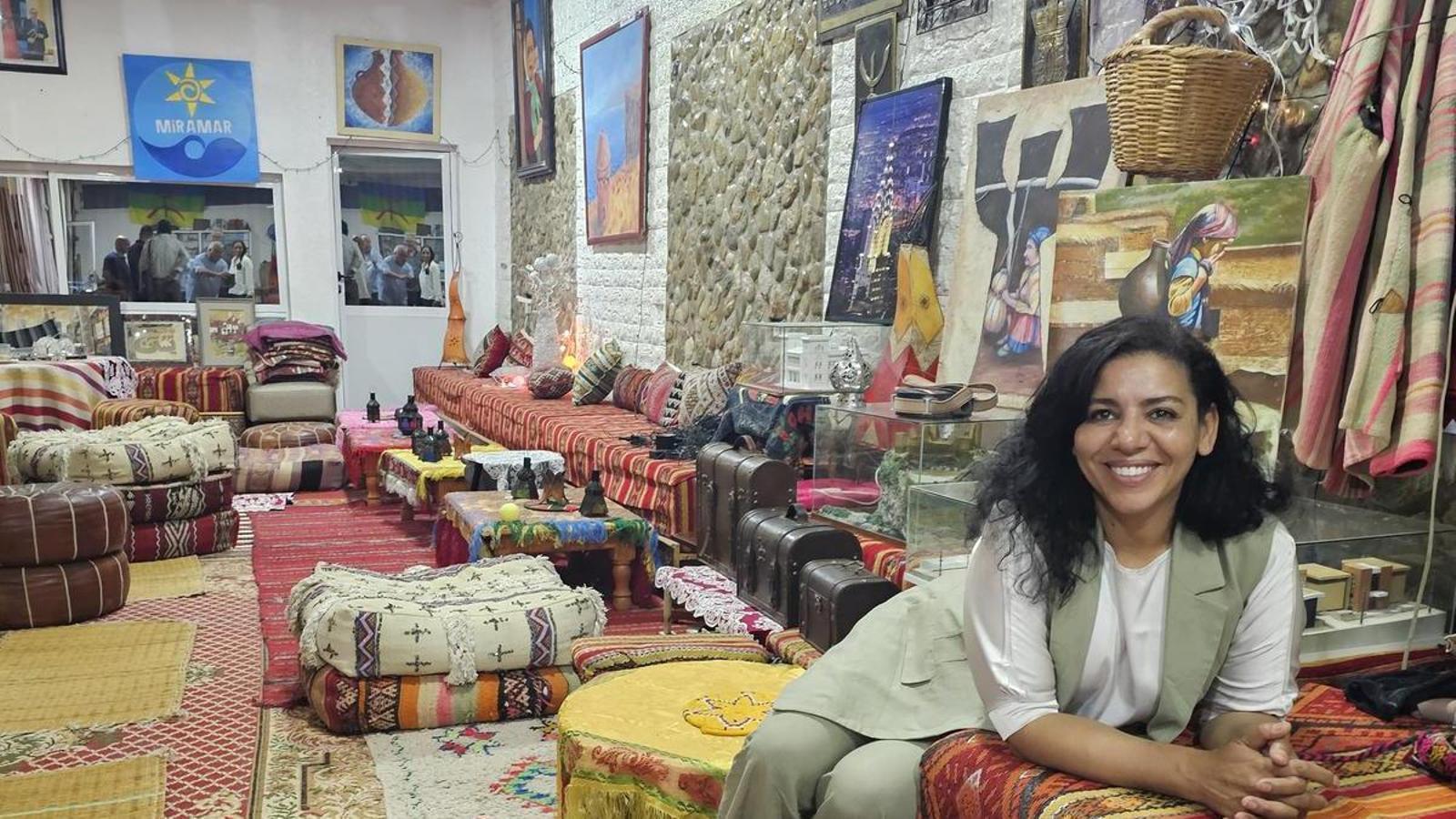 The writer travelling in Morocco