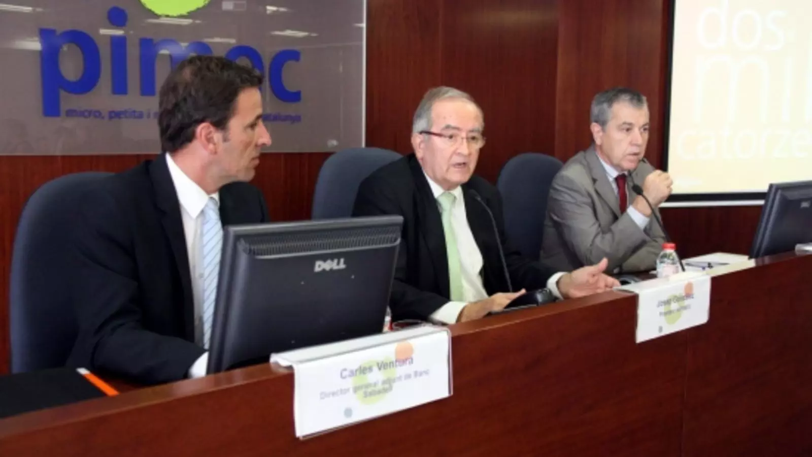 El president de Pimec, Josep González, ha presentat l'Anuari de la pime catalana
