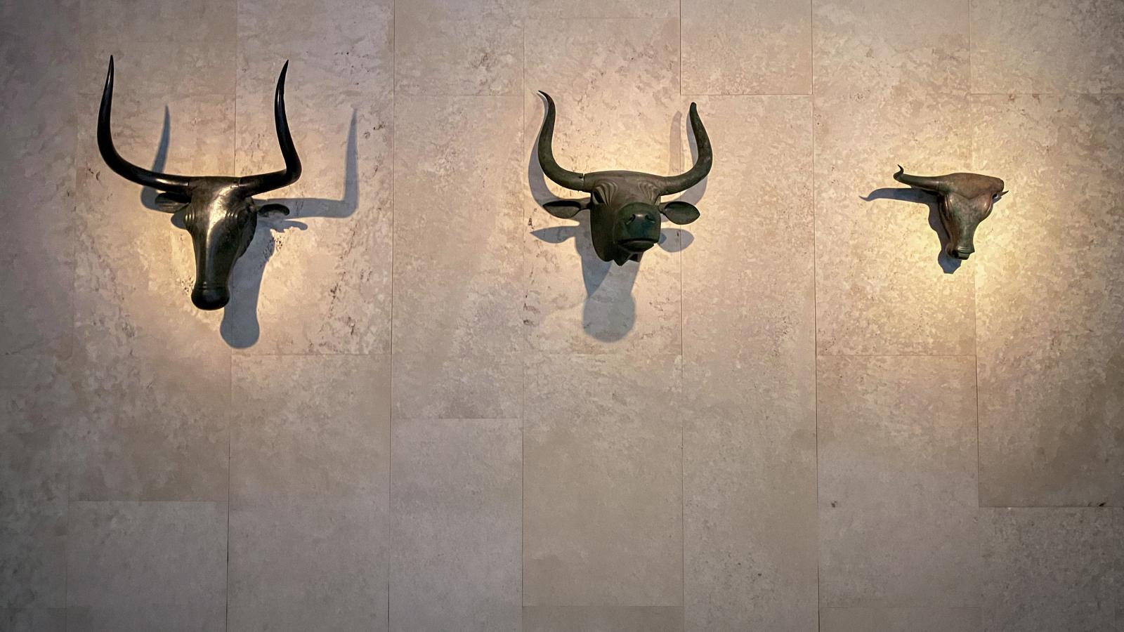 Die Stiere von Costitx im Nationalen Archäologischen Museum.