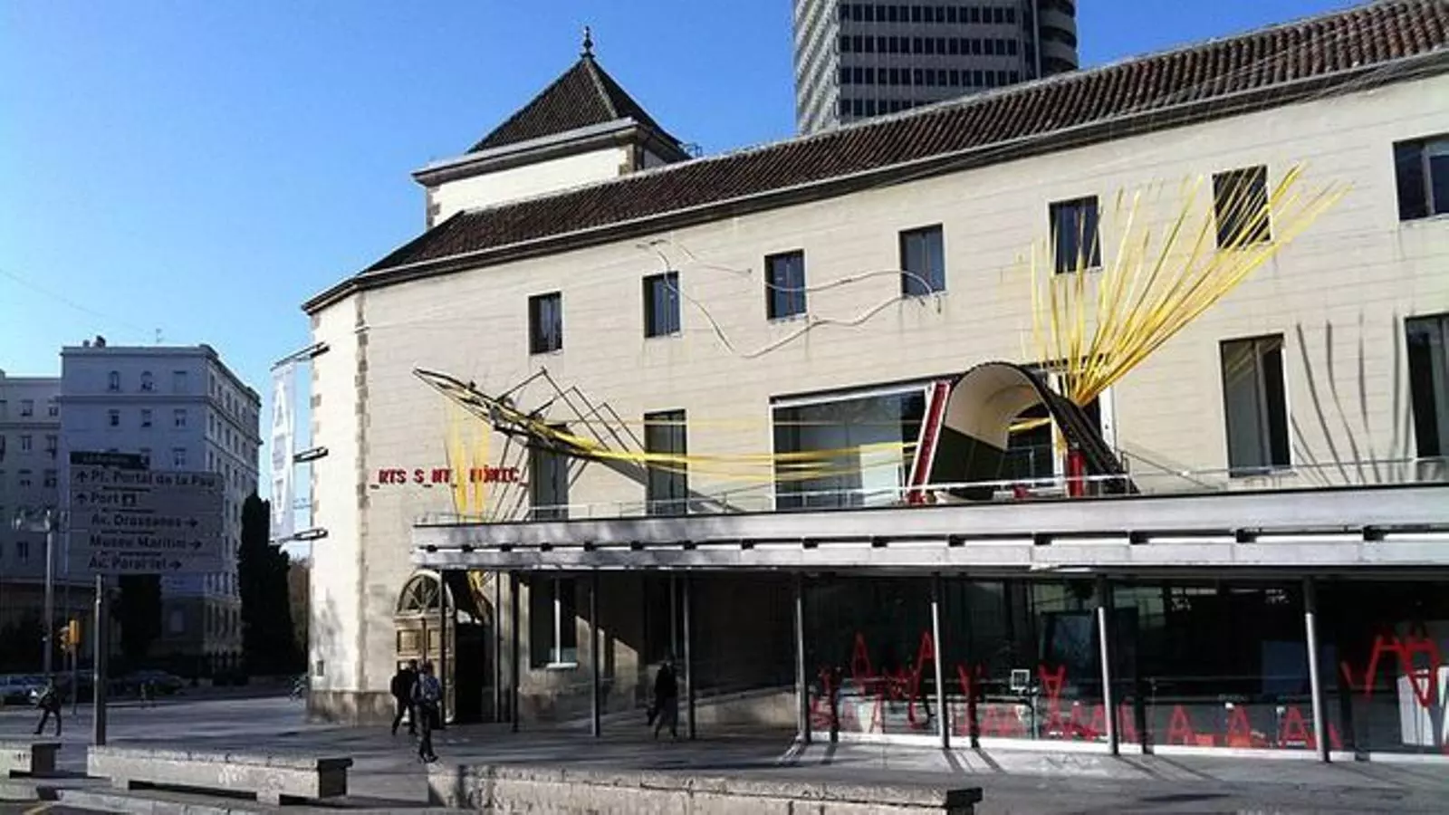 L'Arts Santa Mònica, a la Rambla de Barcelona