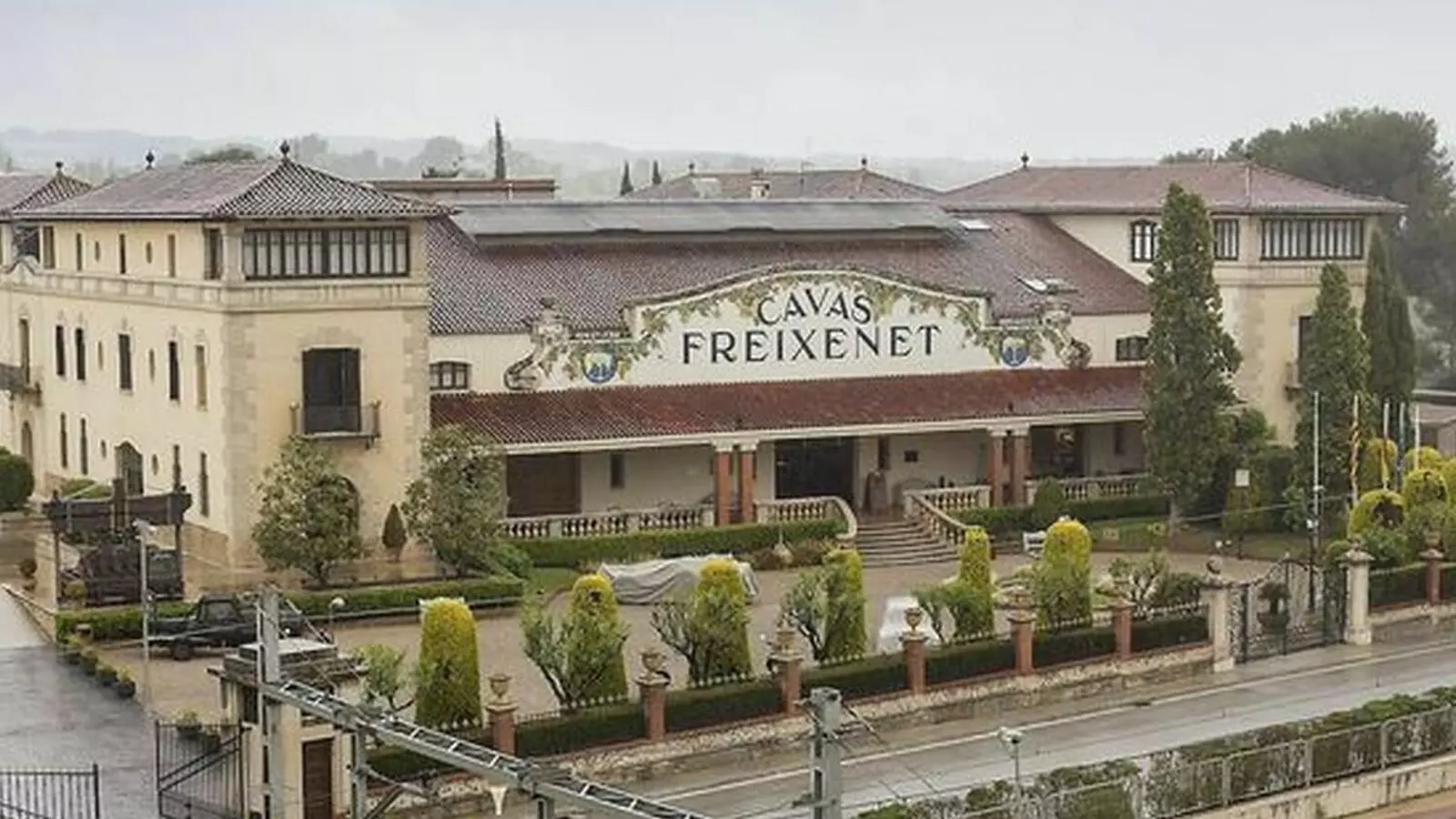 Les caves Freixenet.