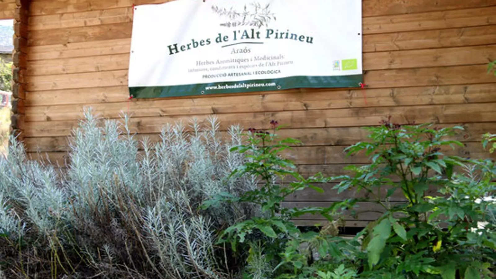 L'empresa Herbes de l'Alt Pirineu, a Araós, al Pallars Sobirà. Imatge del 22 de setembre del 2021.