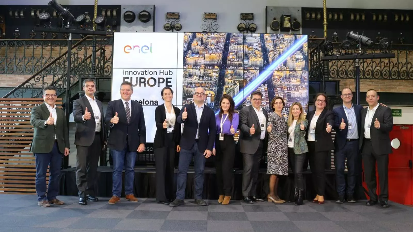 Inauguració del hub d'innovació d'Enel a Barcelona