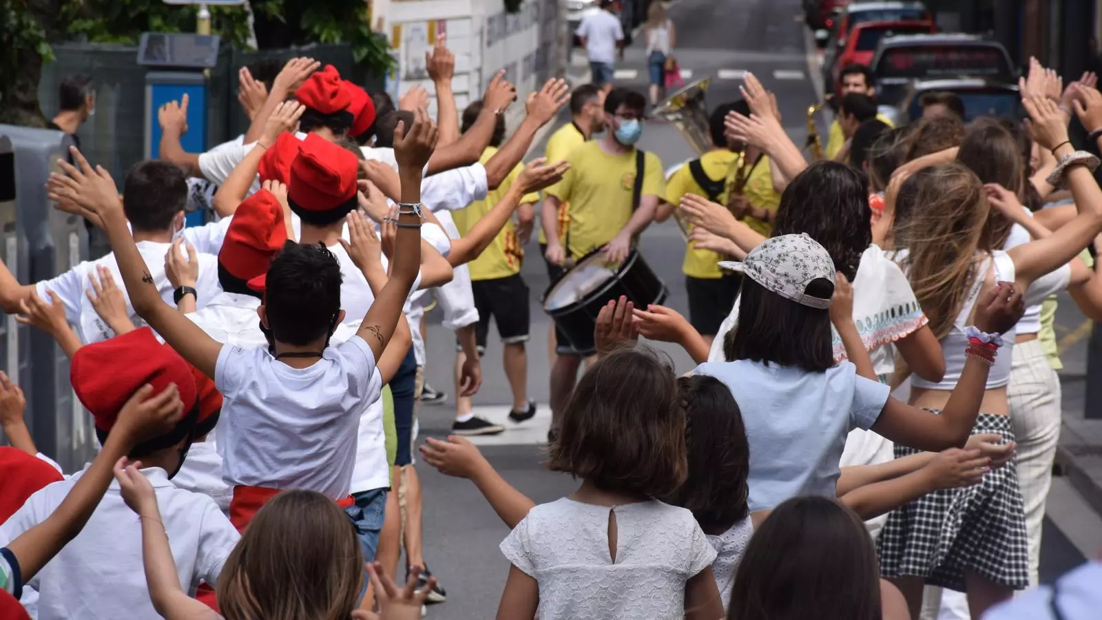 Un instant de la tradicional Passa de la festa major de Sant Julià de Lòria.