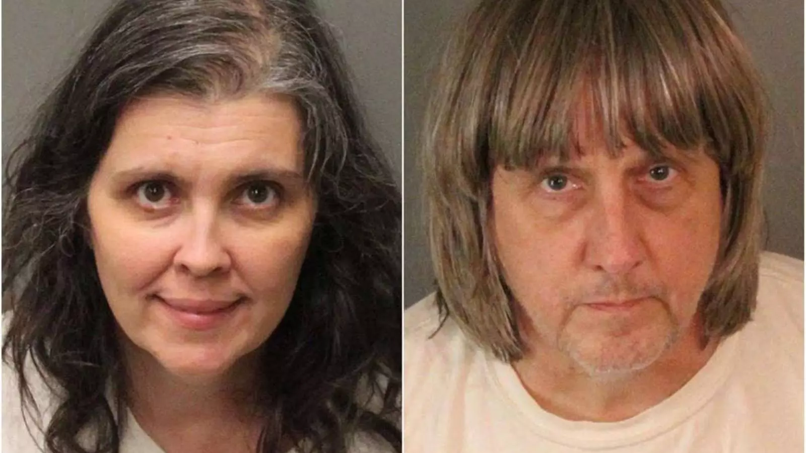 Louise Ann Turpin i David Allen Turpin després de ser detinguts per les autoritats