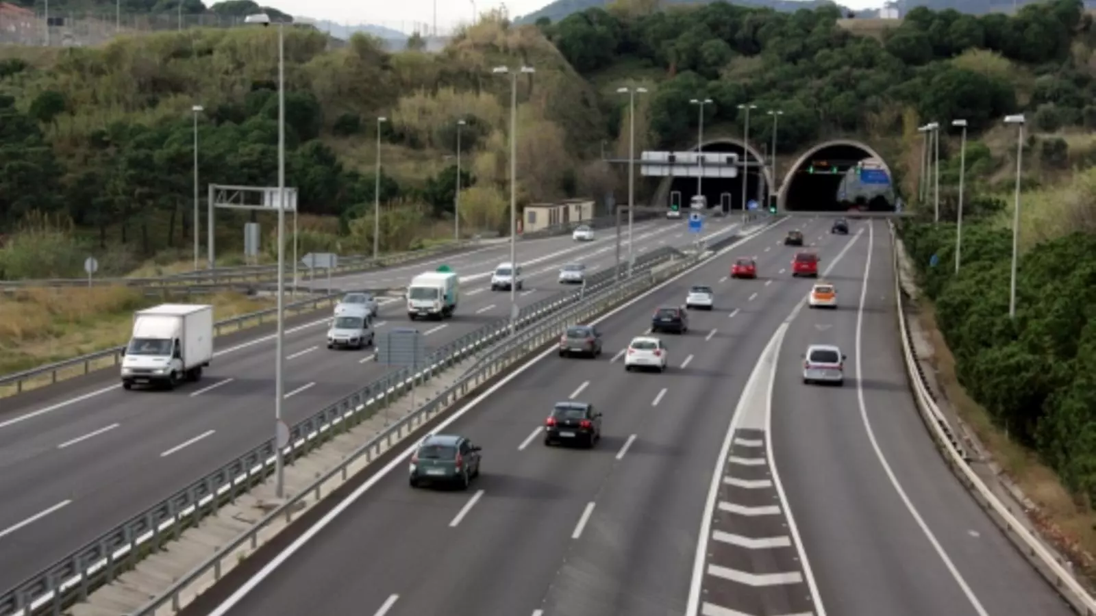 Els túnels de la C-32 al seu pas per Mataró / ACN