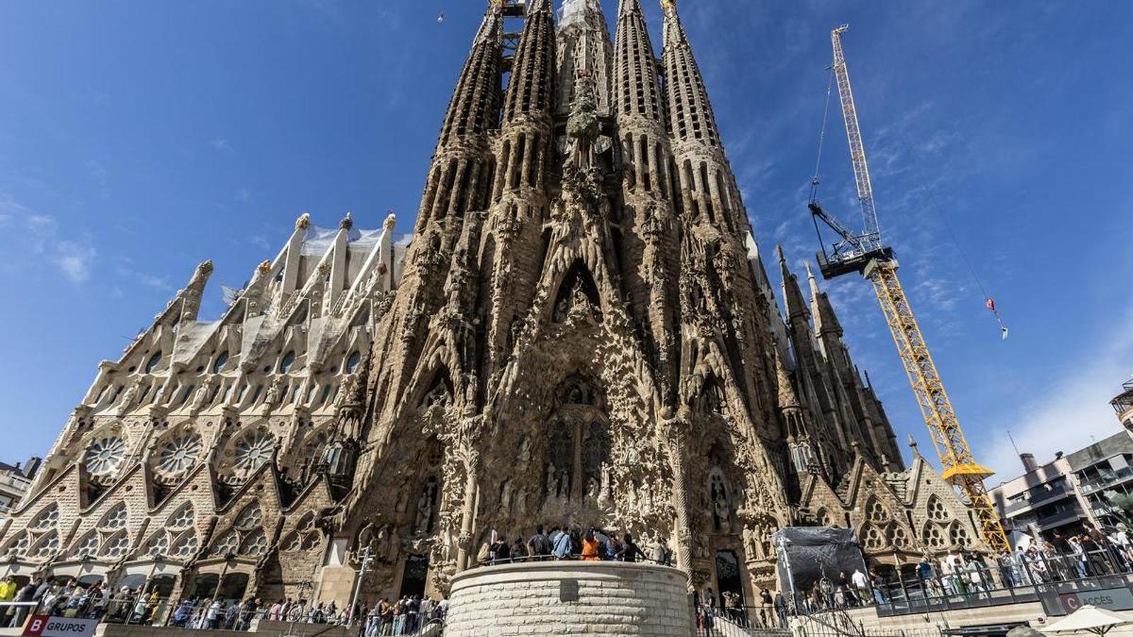 The Nativity facade of the Sagrada Familia