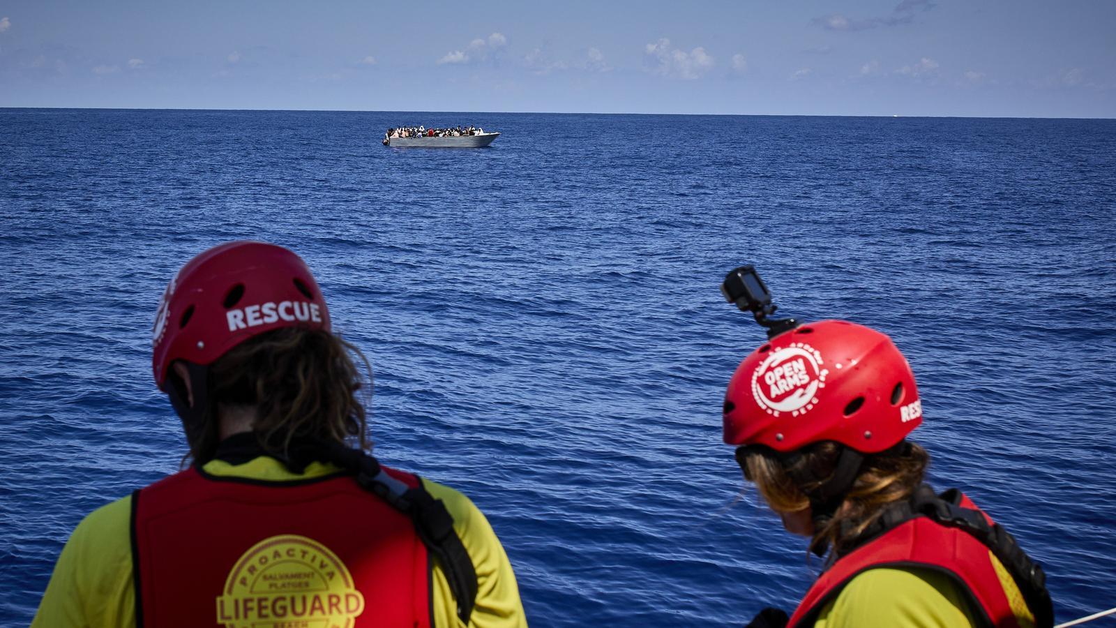 Mitglieder der NGO Open Arms
