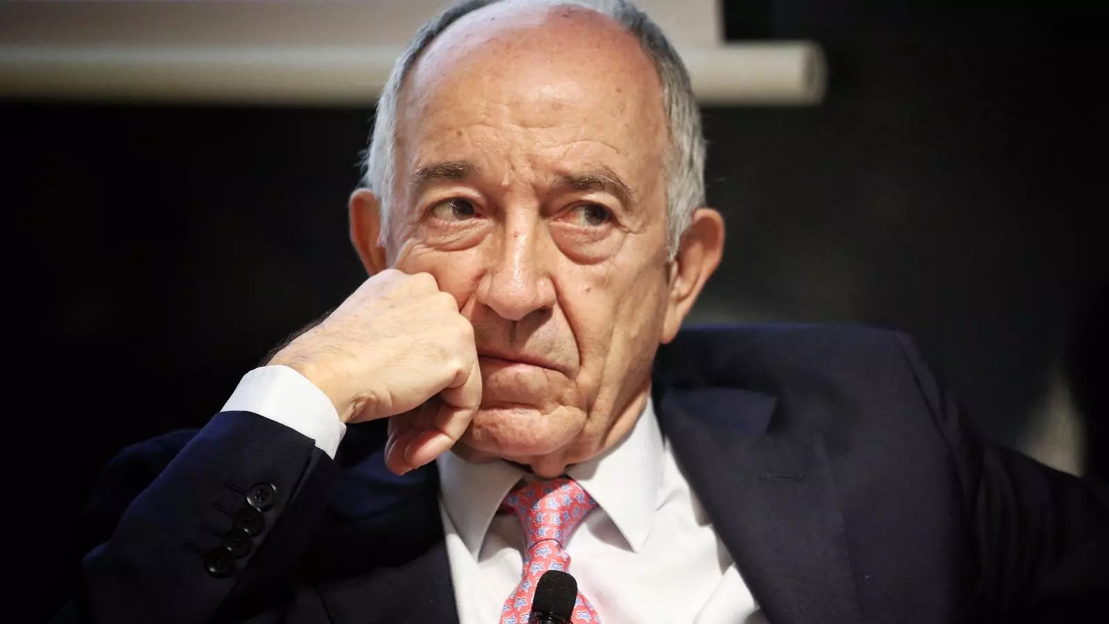 Miguel Ángel Fernández Ordóñez, exgovernador del Banc d'Espanya, aquest matí a Esade.