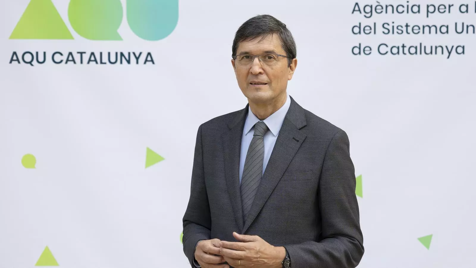 Jaume Valls a la seu de l’Agència per a la Qualitat del Sistema Universitari