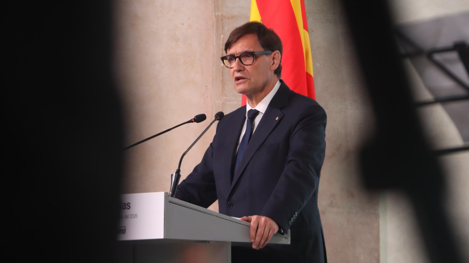 Archive image of the president of the Generalitat, Salvador Illa.