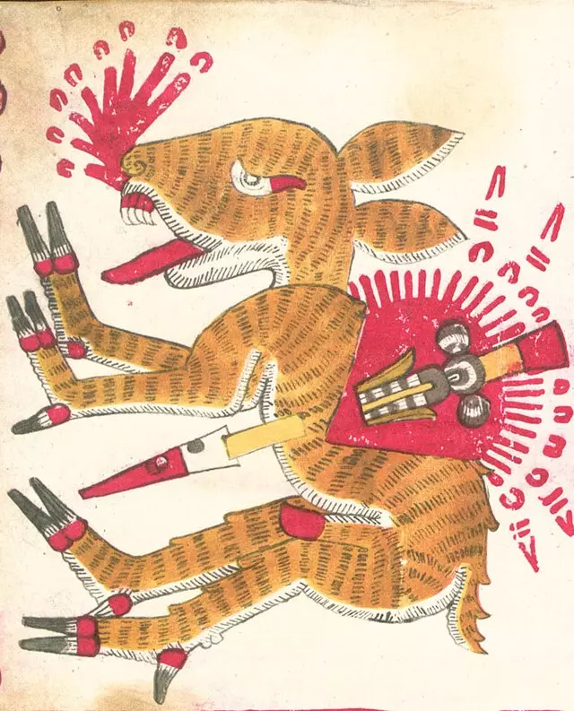 Imatge d'un nahual, esperit protector mexicà