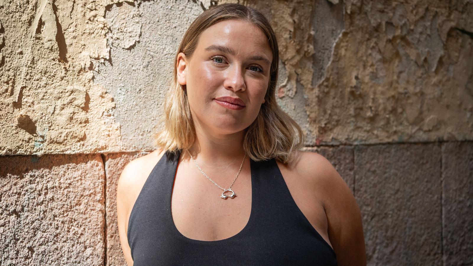 La actriz Clara Sans fotografiada en Barcelona