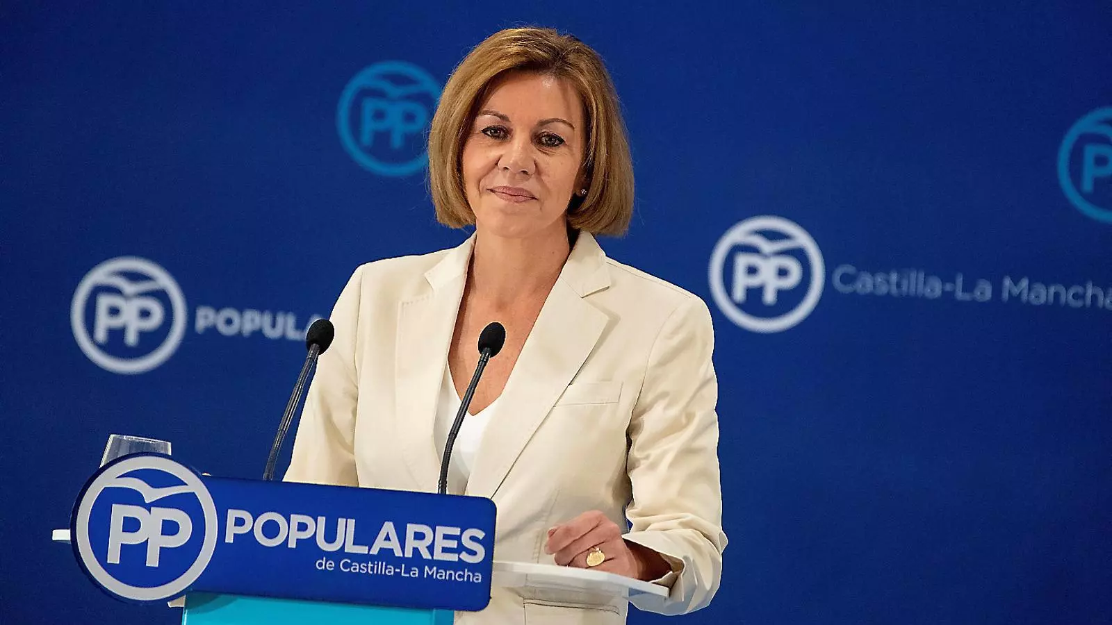 L’ex secretària general del PP i exministra de Defensa, María Dolores de Cospedal, en una imatge d’arxiu.