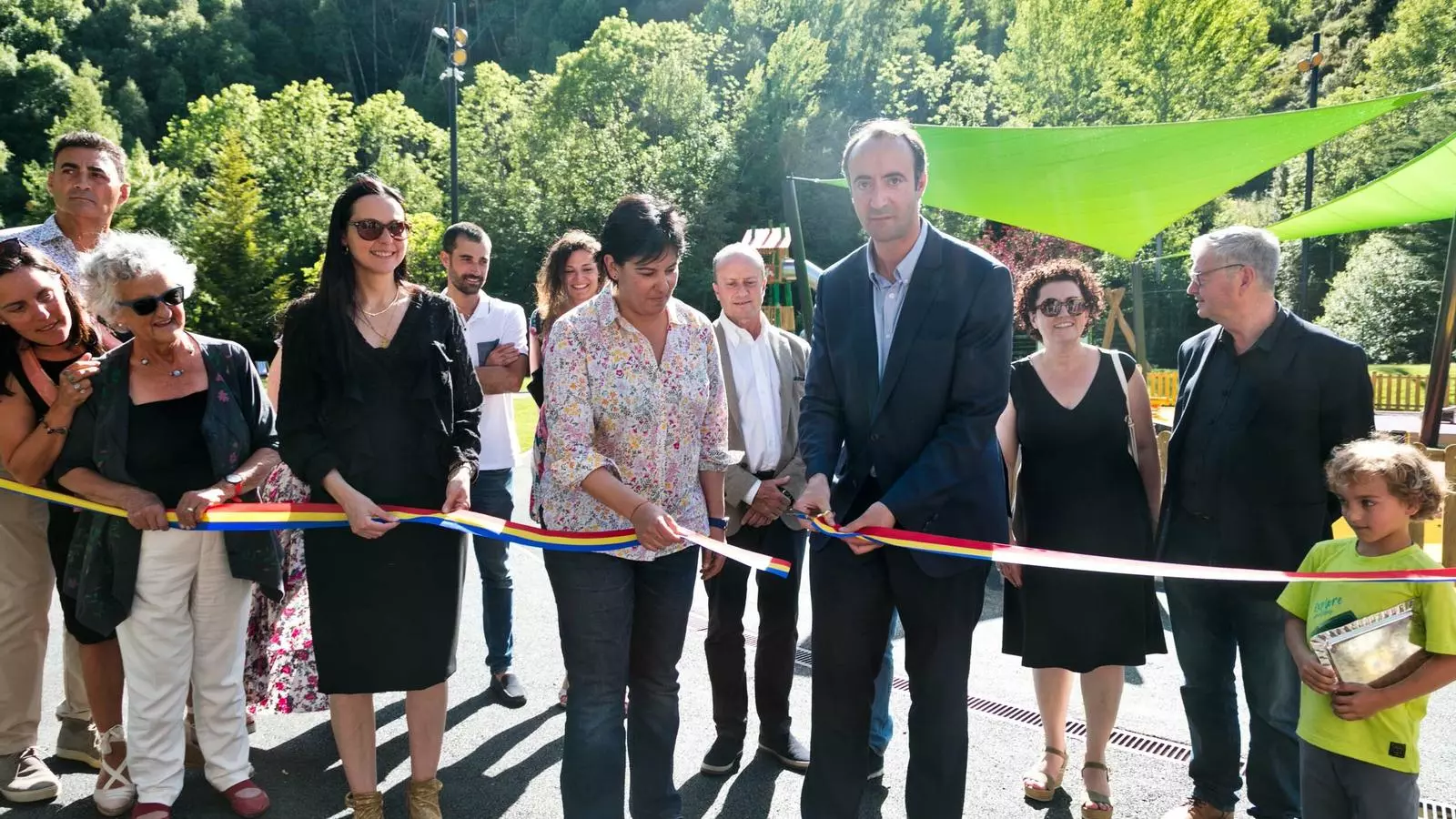 Baró inaugura la remodelada zona del Prat Gran. / COMÚ DE LA LA MASSANA