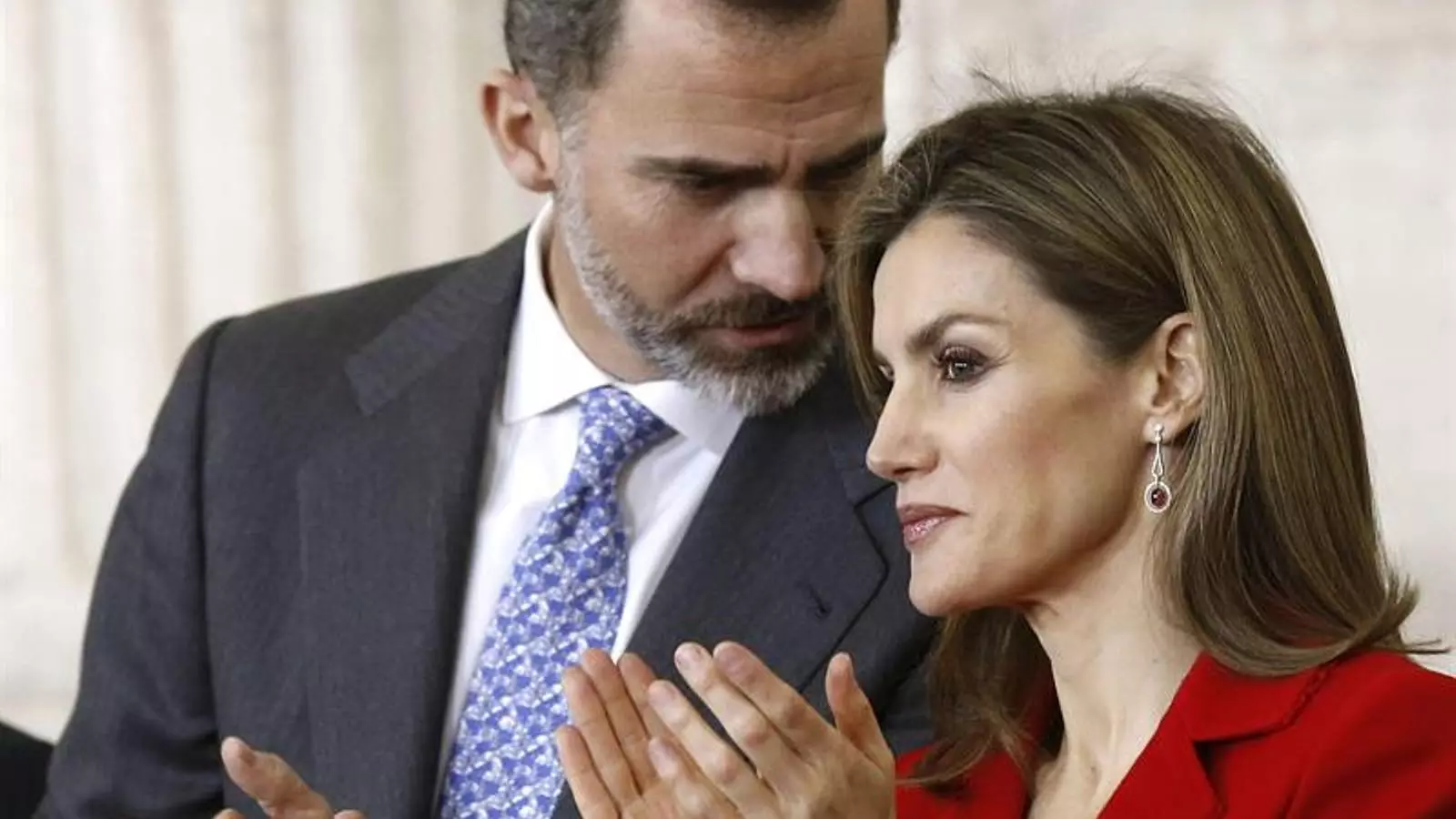 Els reis d'Espanya, aquest dijous / EFE