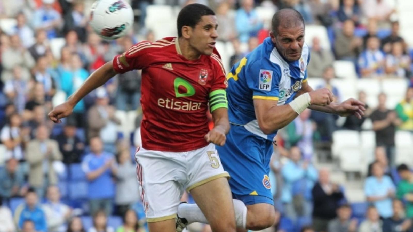 Pandiani, en una acció contra l'Al-Ahly