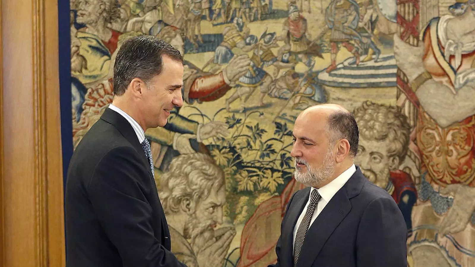 Felip VI amb Pérez de los Cobos