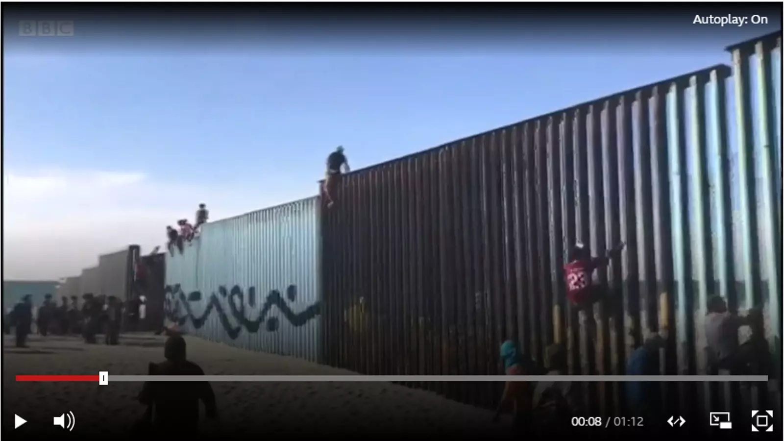 La caravana de migrants arriba a la frontera amb els Estats Units.