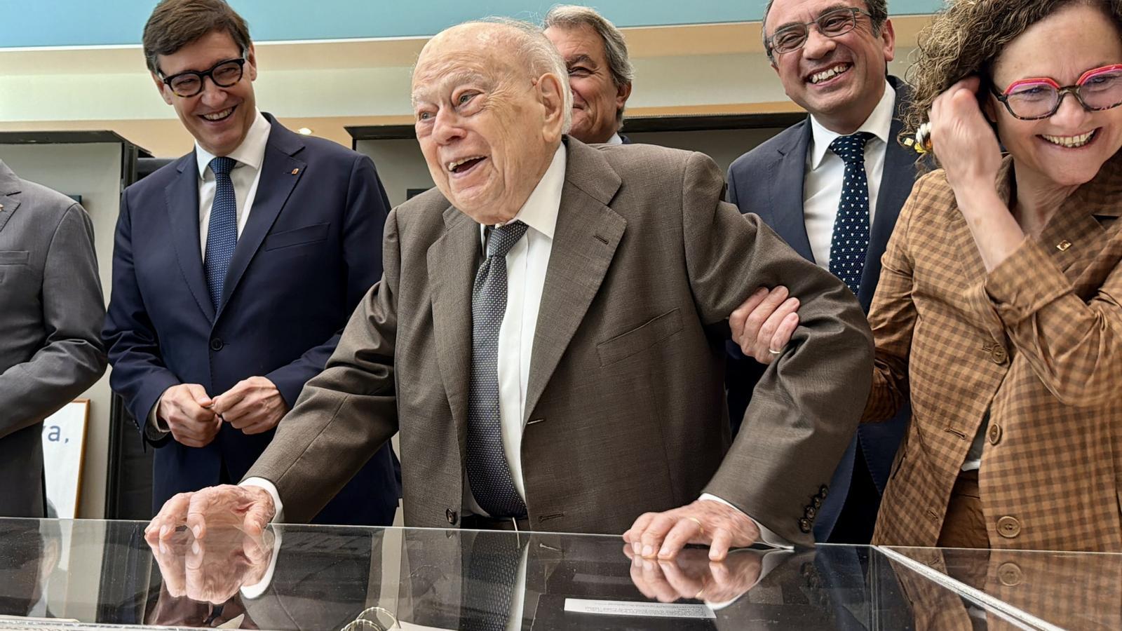 The fact that President Jordi Pujol attended the event helped to convey a sense of living history