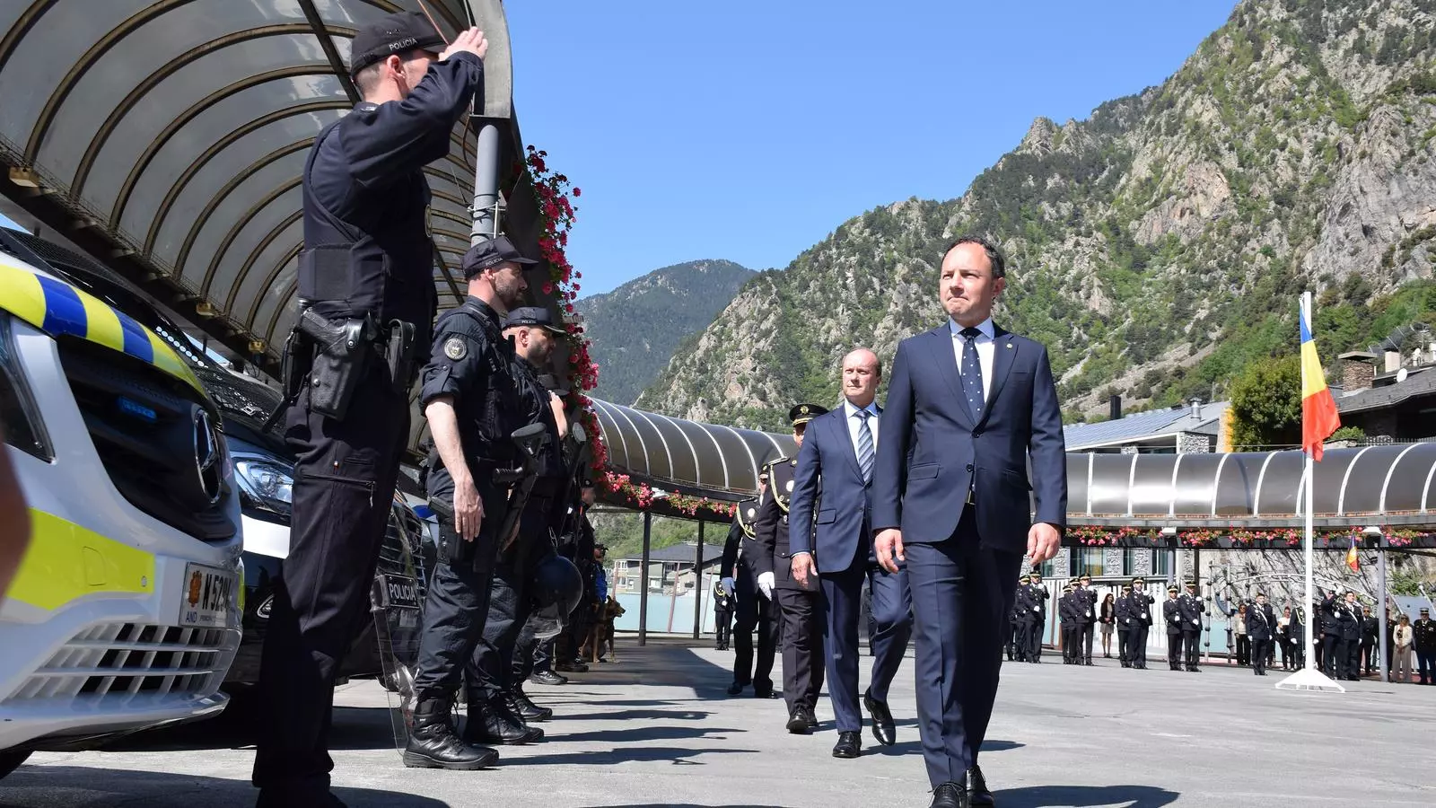 L'acte de la festivitat de Santa Maria Auxiliadora, patrona del Cos de Policia, celebrat aquest dimarts.