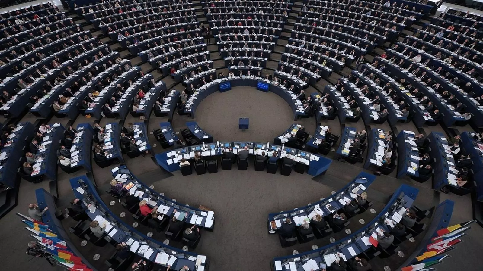 El Parlament Europeu celebra una sessió plenària aquest dimecres a Estrasburg.