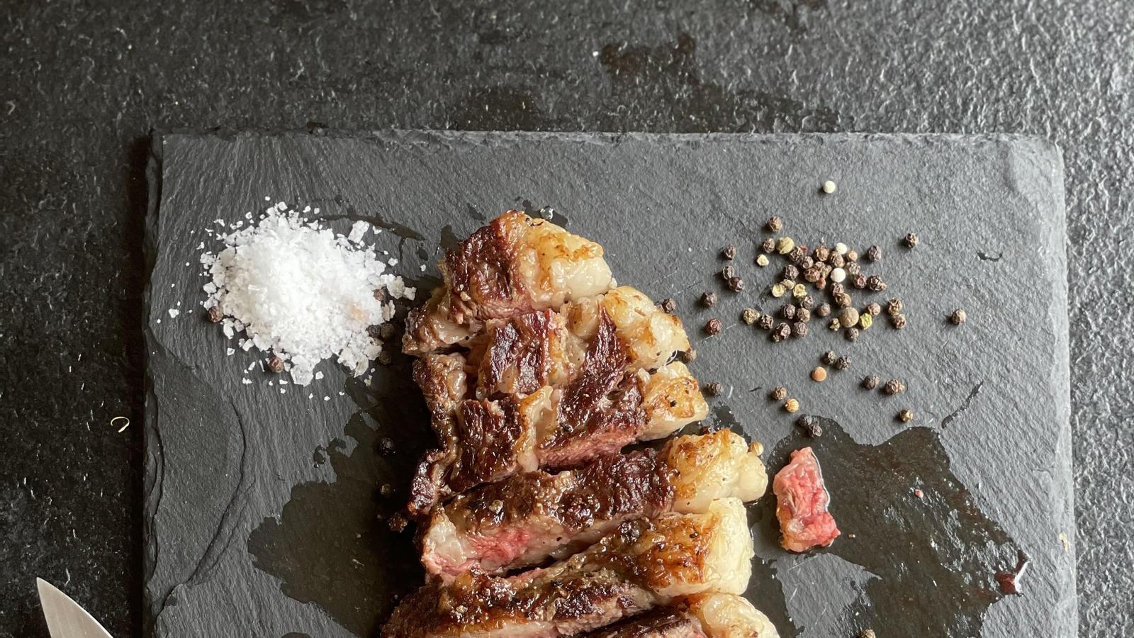 Un plat de vedella de waygu de l'Empordà