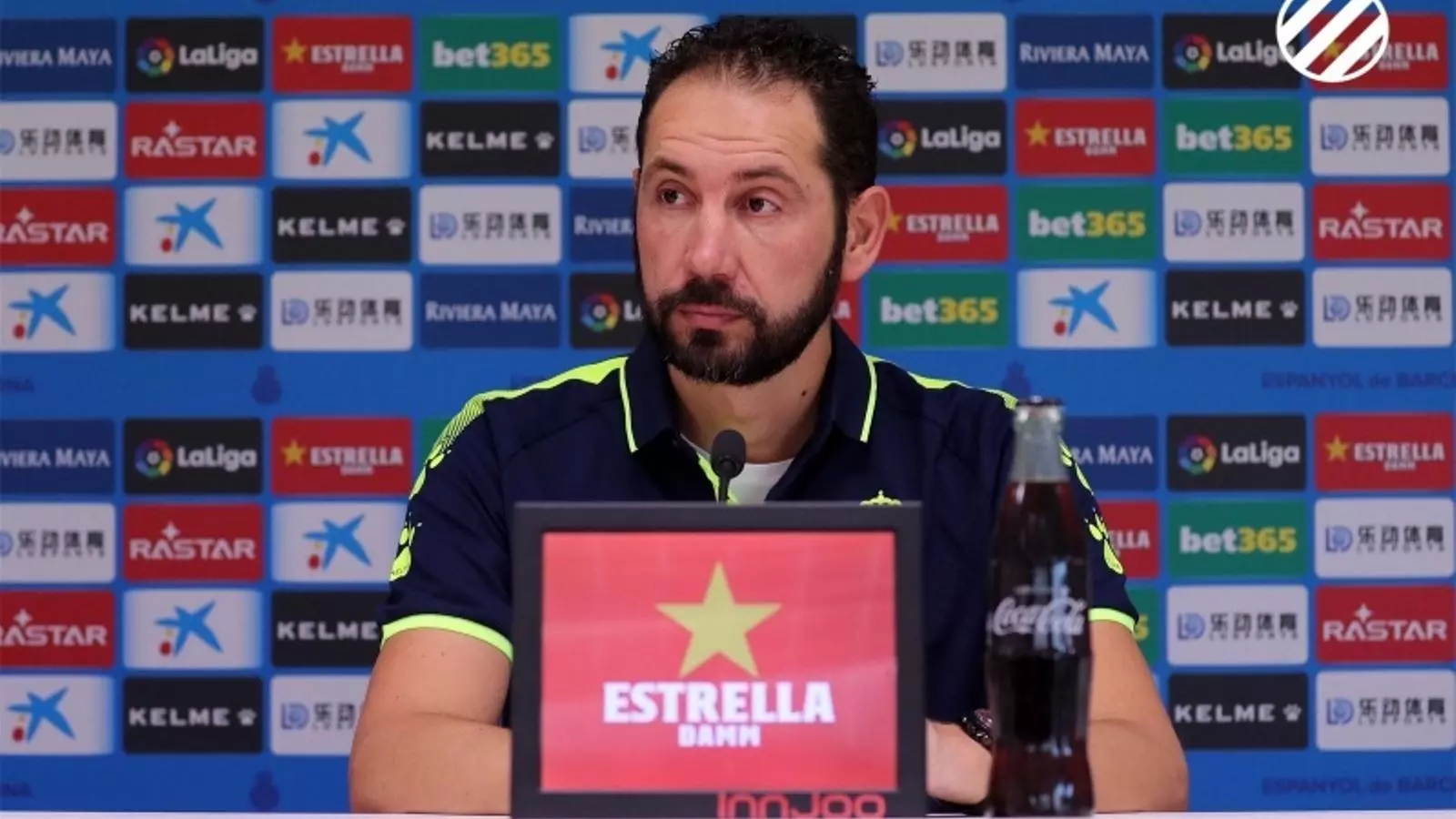 Pablo Machín, durant una roda de premsa