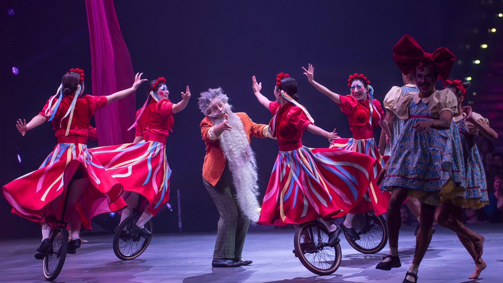A show by Cirque du Soleil.