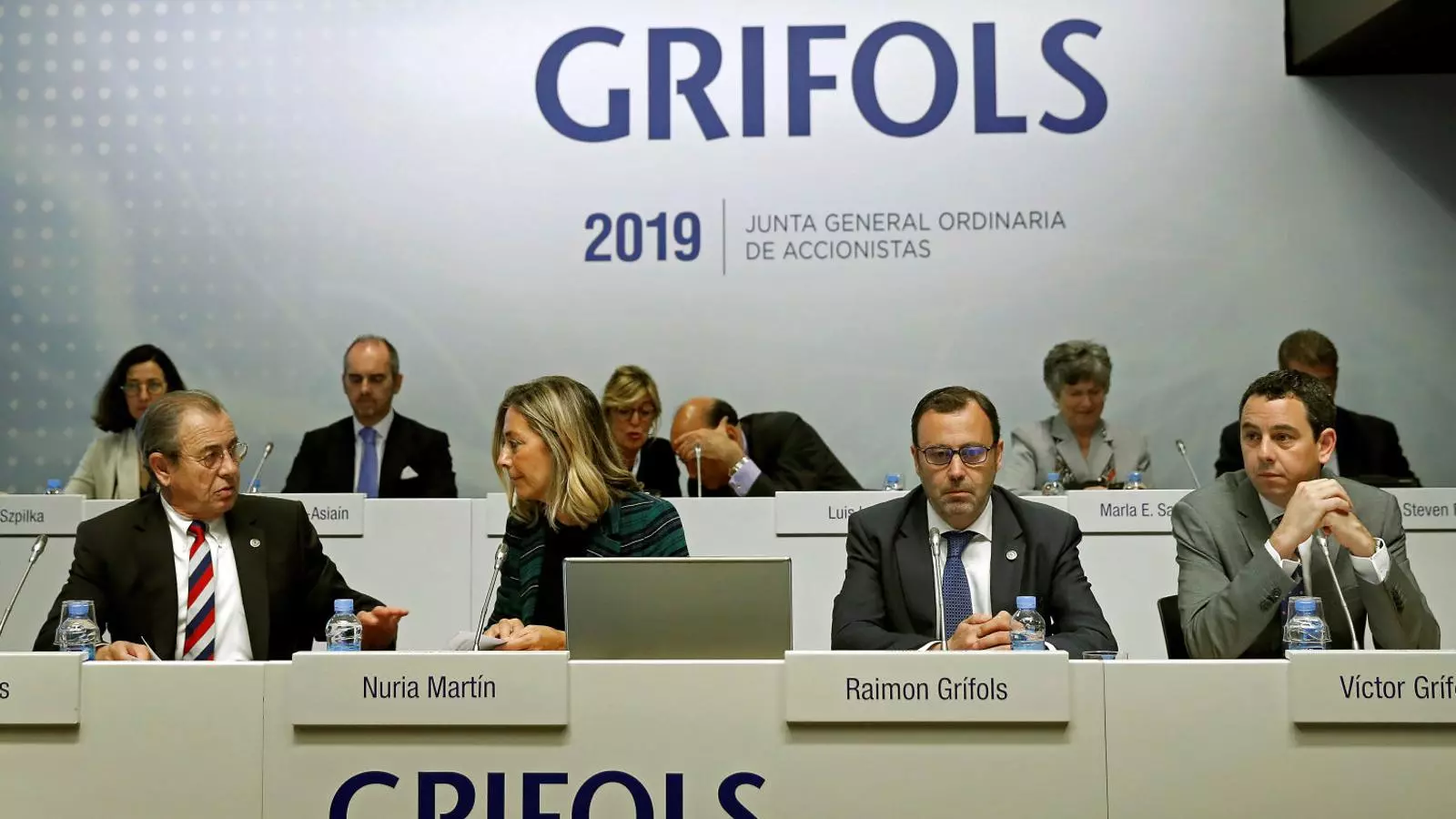 Imatge d’arxiu de la junta d’accionistes de l’any passat de la companyia farmacèutica catalana Grifols.