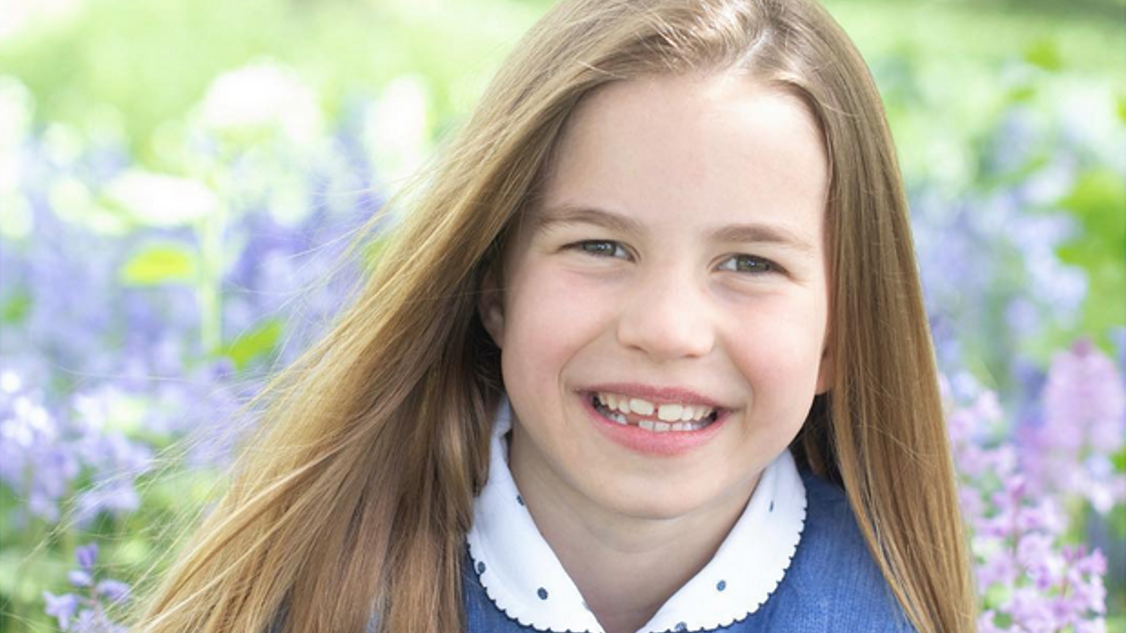 Carlota de Cambridge, en el retrat difós per celebrar el seu setè aniversari