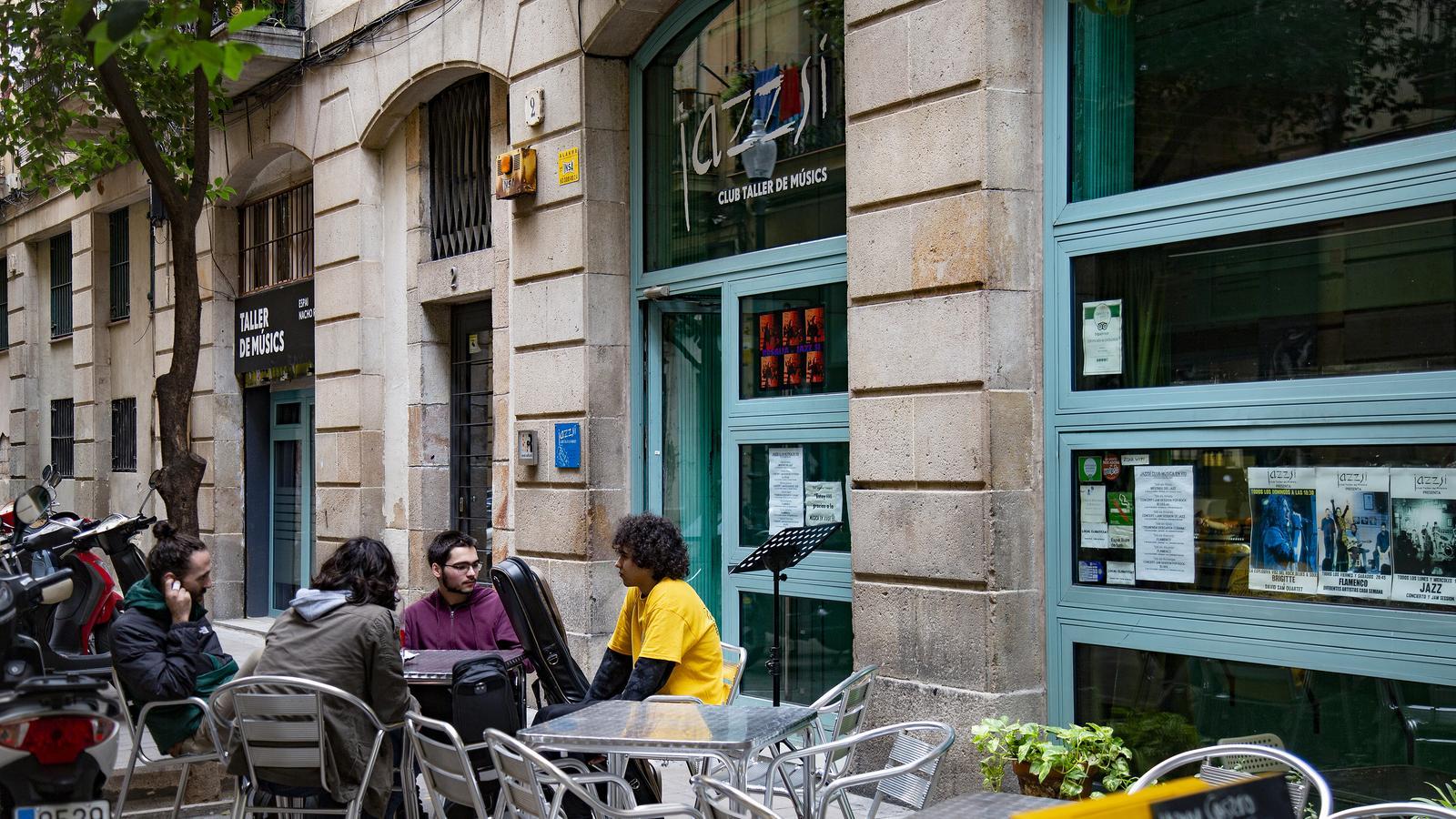 Uno de los locales del Taller de Músicos en el Raval