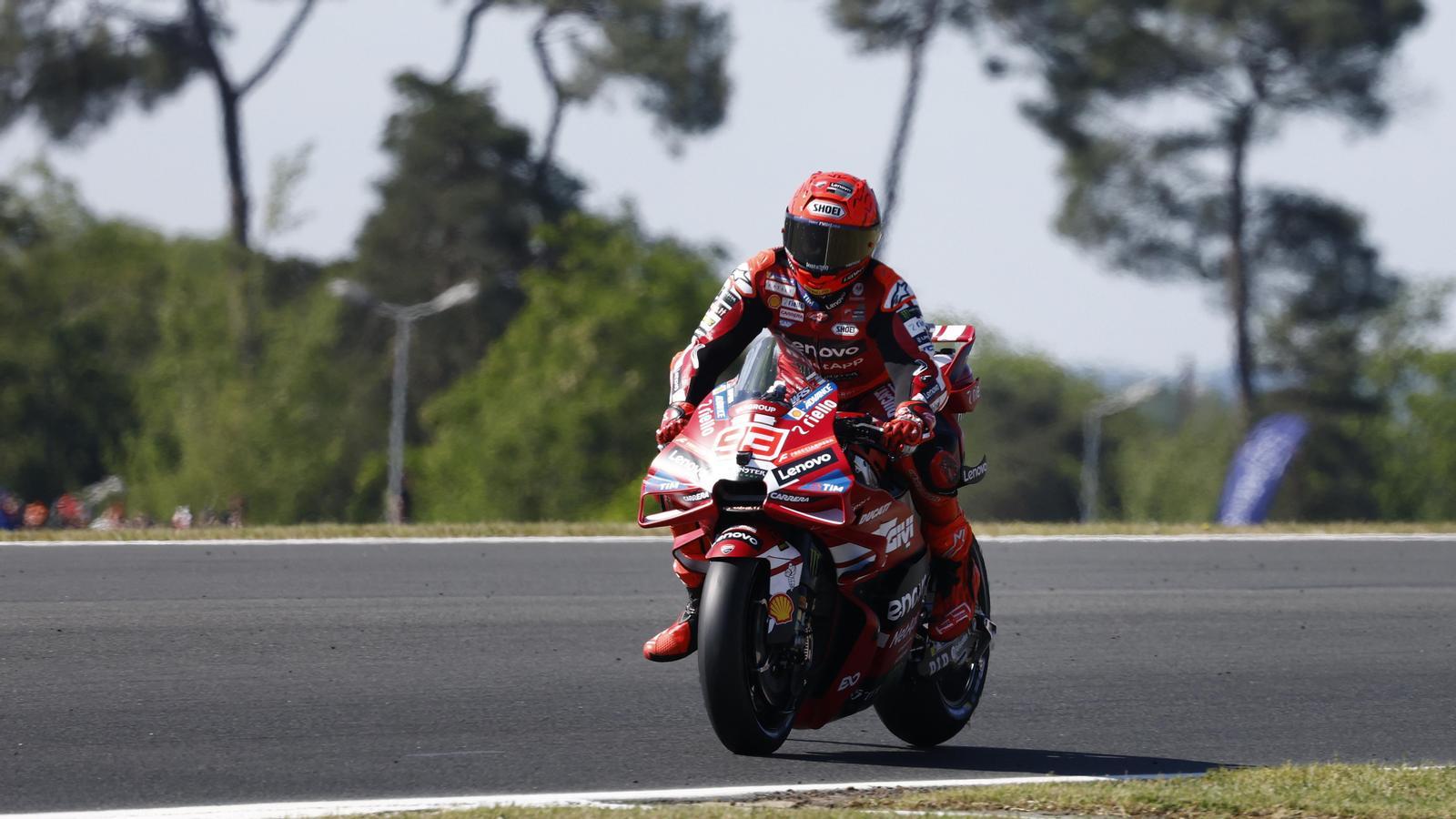 Marc Márquez, en el Gran Premio de Francia de MotoGP