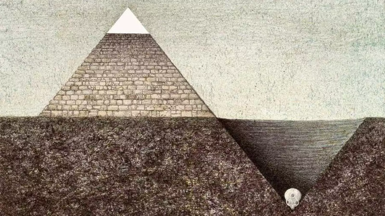 Detall de 'L'ànima', de Josep M. Subirachs, il·lustració de la coberta de 'Diccionari dels símbols'