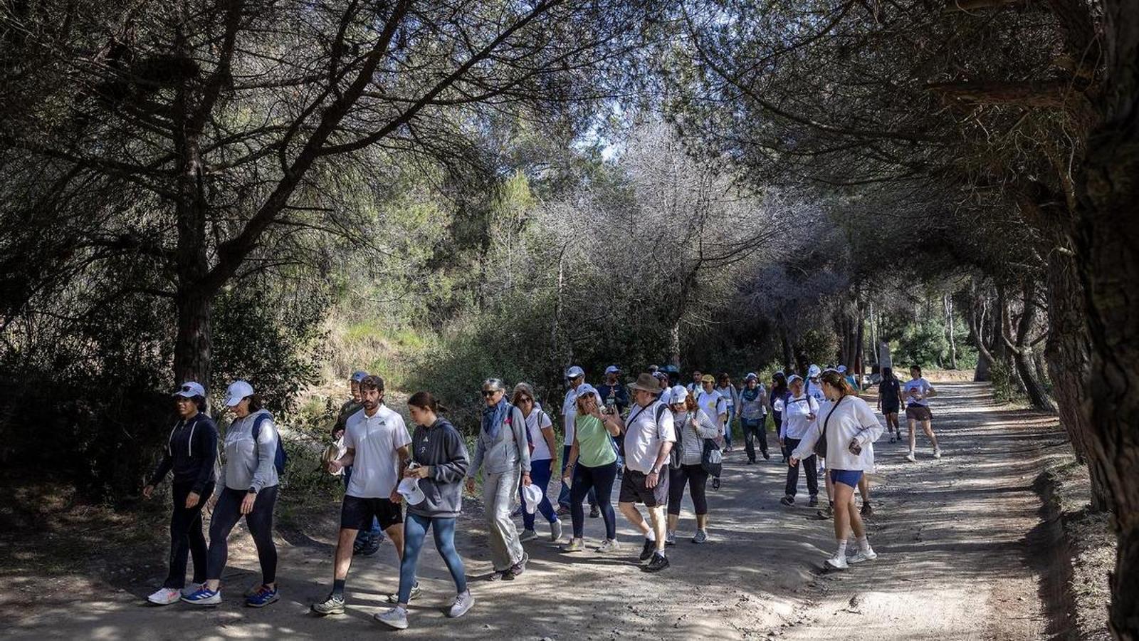 Ricky Rubio's and Kilian Jornet's foundations join forces with a race for cancer patients that serves a project that wants to help people fighting cancer by taking them to nature Hospital Germans Trias i Pujol Badalona photo by Cristina Calderer CC ARA
