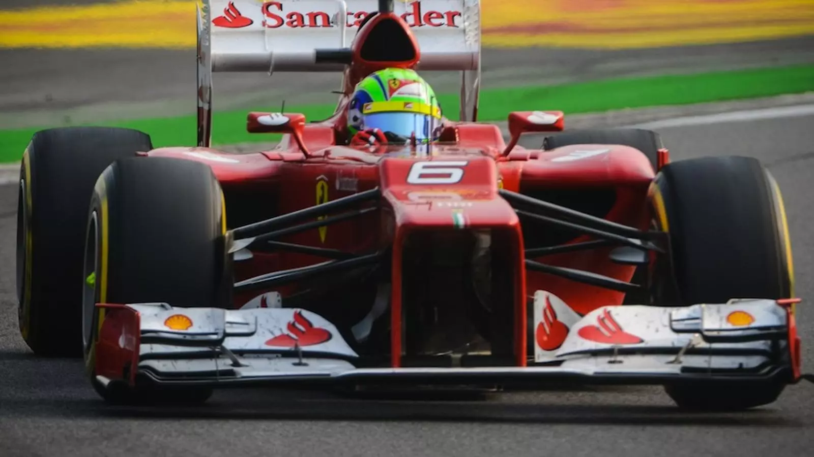 El pilot de Ferrari Felipe Massa durant el GP de Corea
