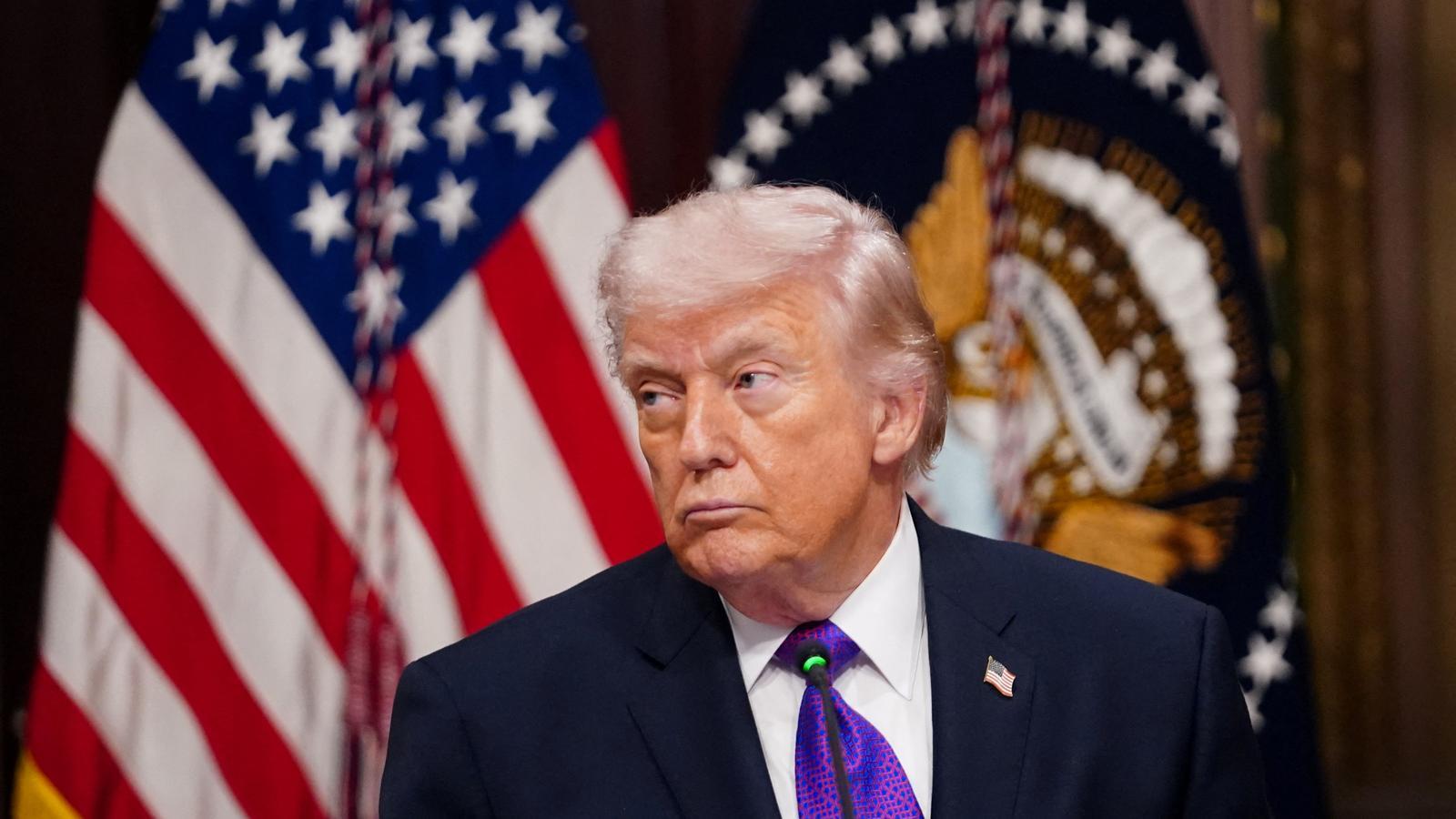 US President Donald Trump in a recent picture.