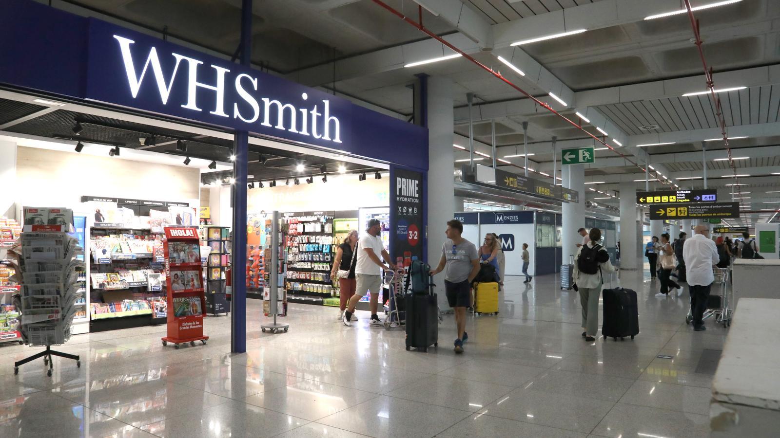 One of the shops at Palma airport