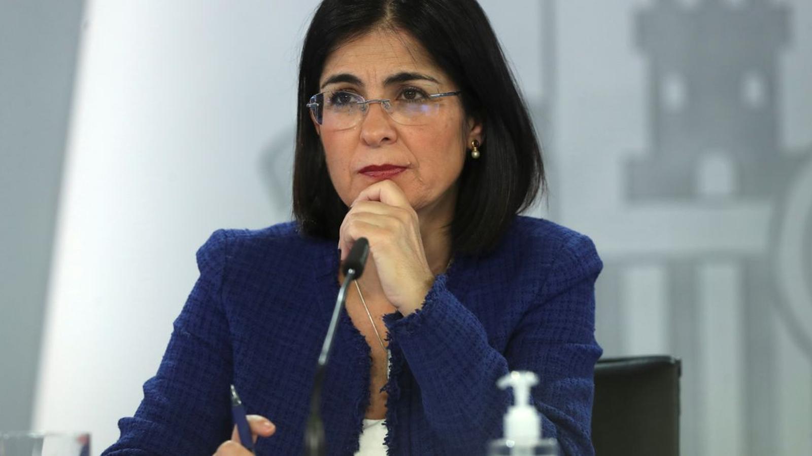 The Minister of Health, Carolina Darias, in an archive image