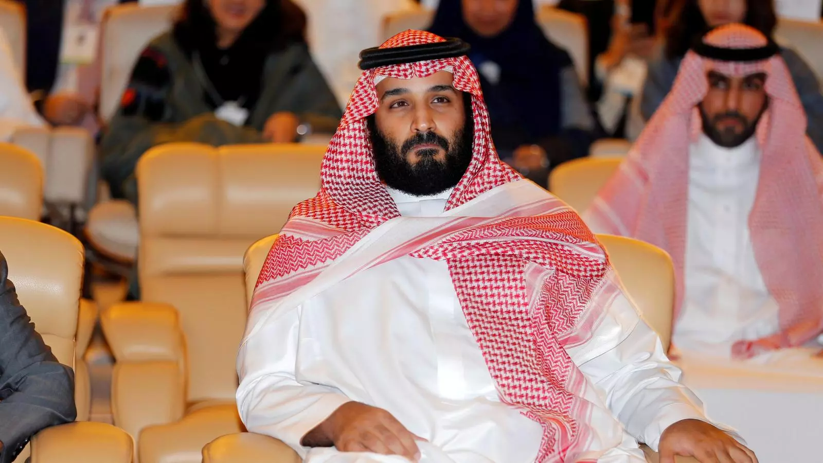 El príncep hereu Mohamed bin Salam de l'Aràbia Saudita, en una conferència a Riad el passat 24 d'octubre