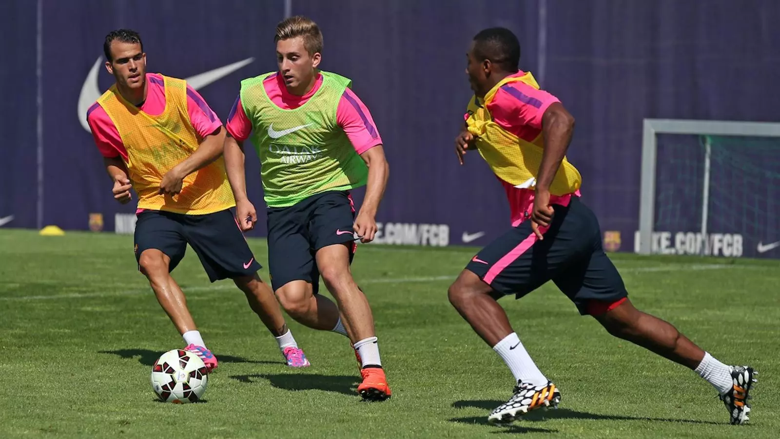Deulofeu, durant un entrenament / FCBARCELONA.CAT