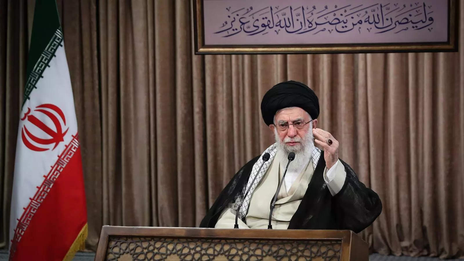 Iran's supreme leader Ayatollah Ali Khamenei