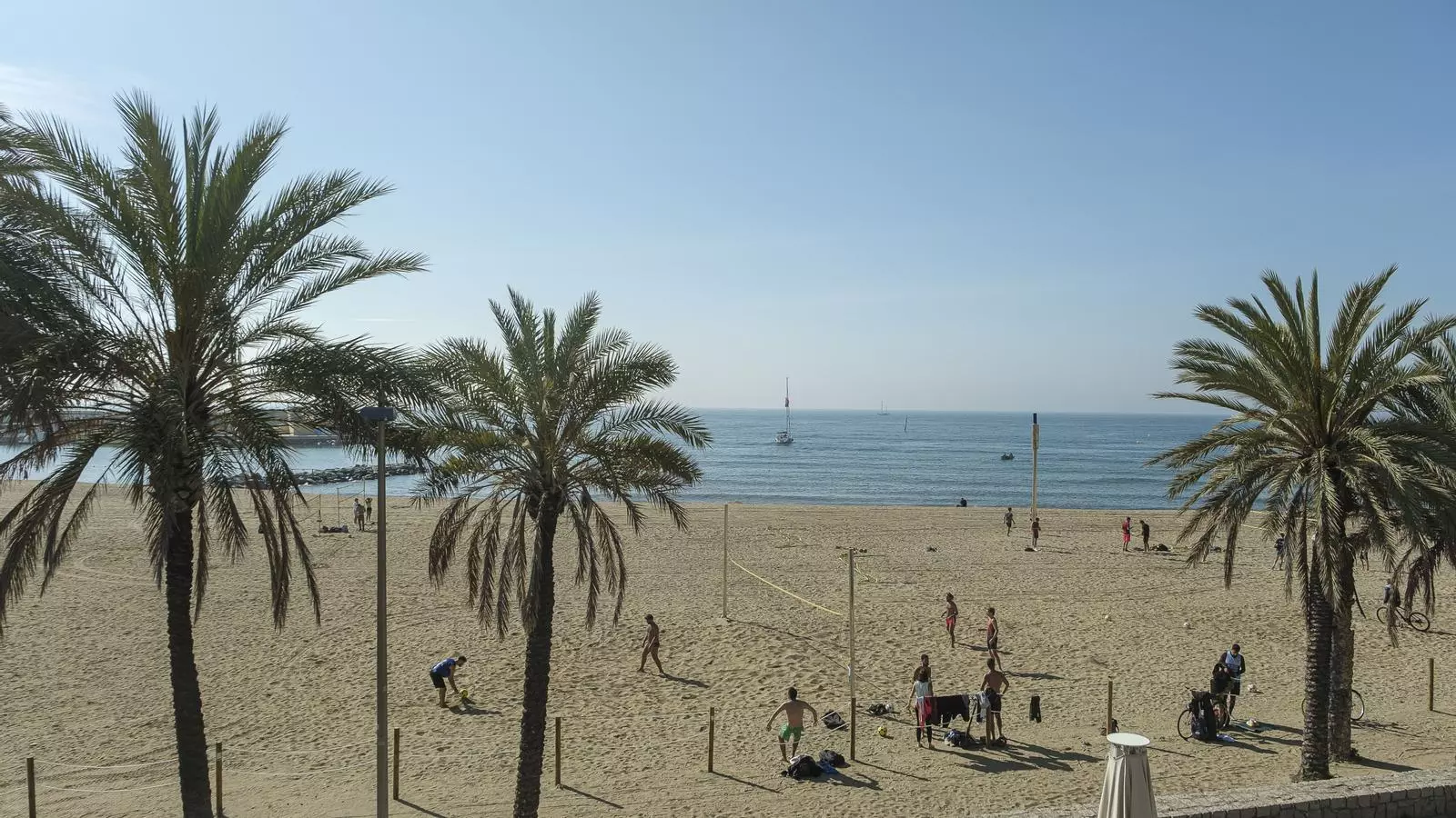 La platja del Somorrostro de Barcelona, en una imatge d’arxiu.