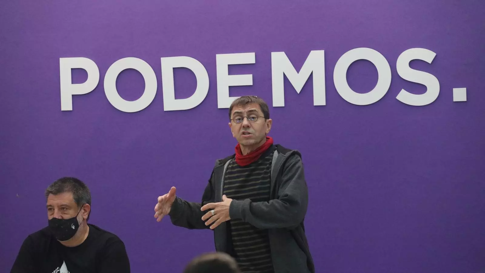 Juan Carlos Monedero a Palma, aquest dissabte.