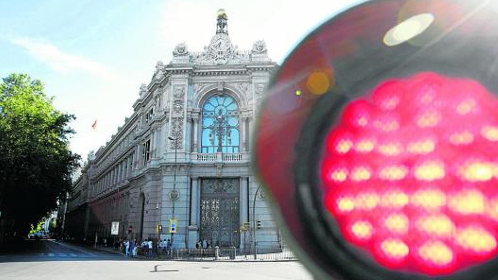Seu del Banc d'Espanya, que ahir va publicar les dades de morositat.