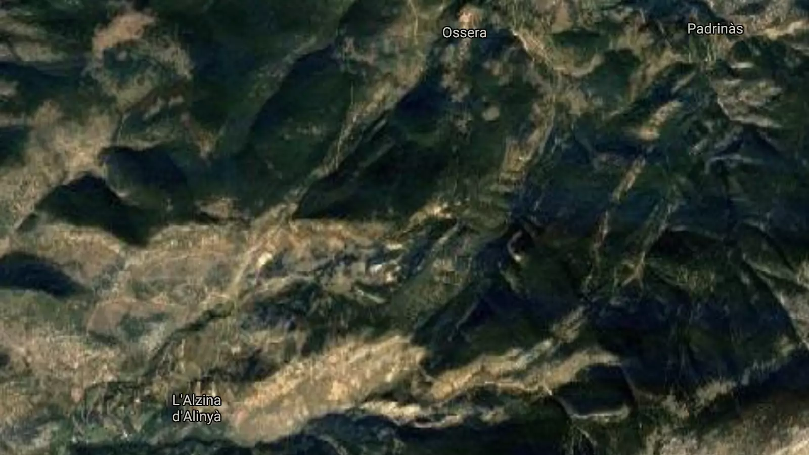 La zona on busquen el boletaire perdut / GOOGLE MAPS