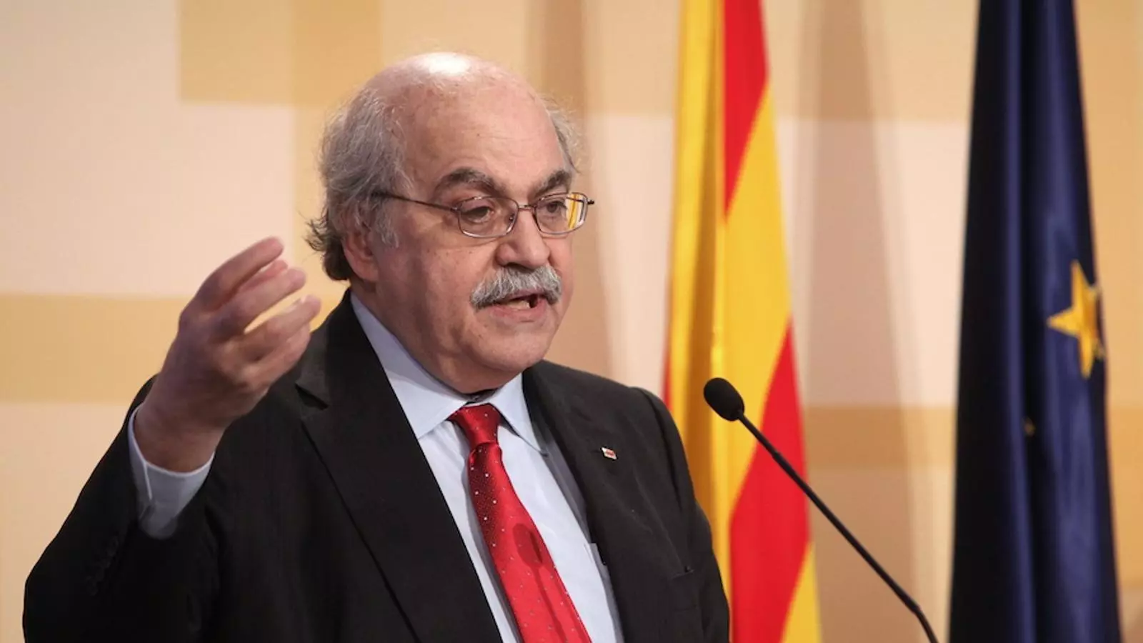 El conseller d'Economia, Andreu Mas-Colell, aquest dimarts / ACN