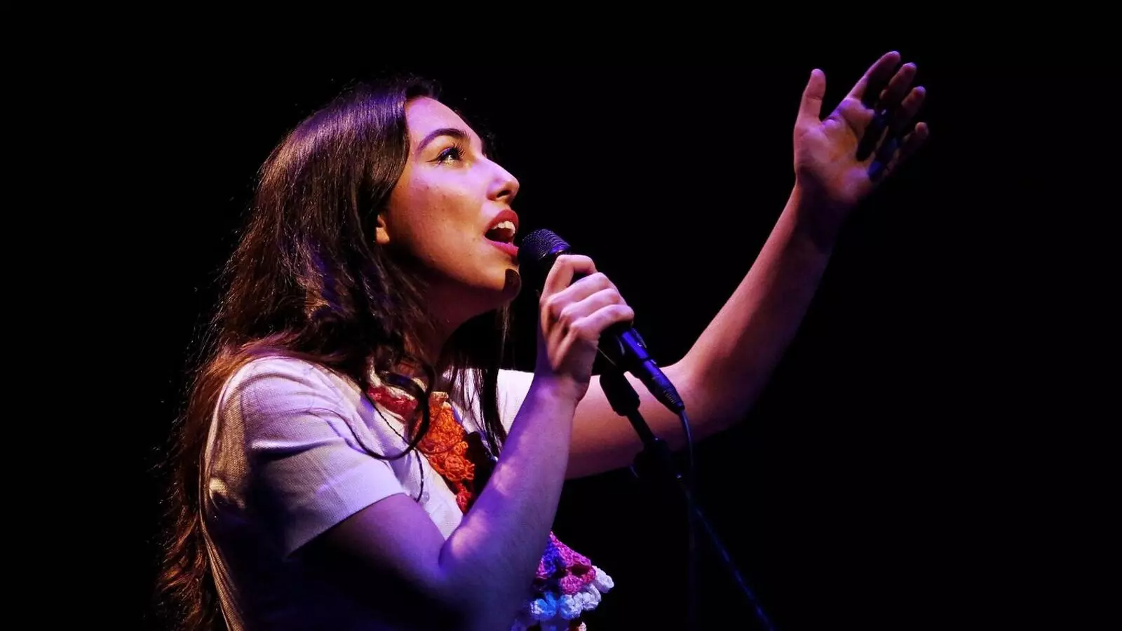 María José Llergo durant el concert a la sala 2 de L'Auditori de Barcelona / PERE VIRGILI